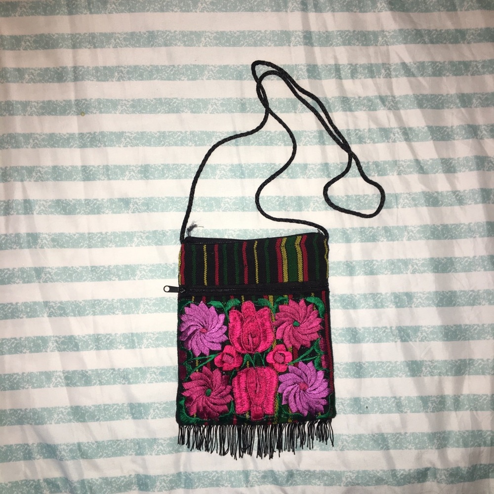Beautiful Embroidered Crossbody Bag